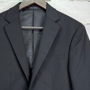 Calvin Klein Men's Black Blazer Suit Jacket Modern Fit 38R Classic Dress Formal‎